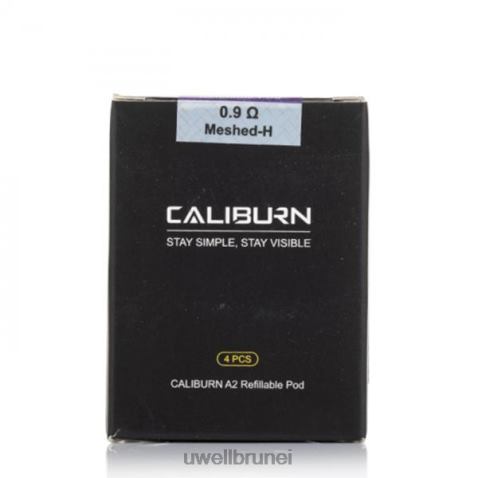 UWELL Brunei - UWELL CALIBURN A2 pod gantian | 4-pek fecral un2 meshed-h 0.9ohm 4FHXX1