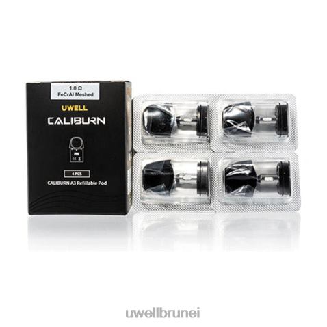 UWELL Disposable Pod - UWELL CALIBURN A3 pod gantian | 4-pek 0.8ohm 2 4FHXX19