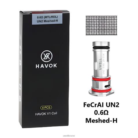 UWELL Brunei - UWELL HAVOK V1 gegelung (4 pek) 0.6ohm 4FHXX151