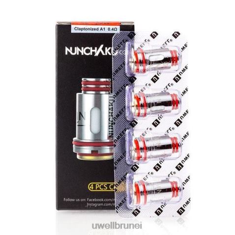 UWELL Brunei - UWELL NUNCHAKU gegelung (4 pek) 0.25ohm 4FHXX261