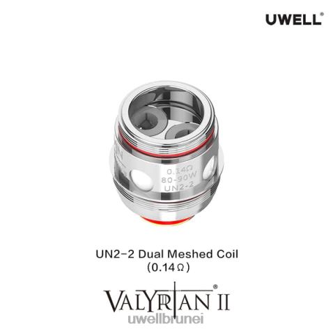UWELL Disposable Pod - UWELL VALYRIAN 2 gegelung gantian (2 pek) un2 dwi mesh 0.14ohm 4FHXX29