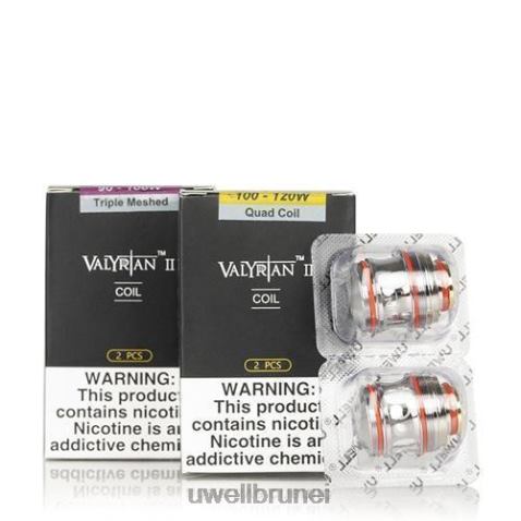 UWELL Disposable Pod - UWELL VALYRIAN 2 gegelung gantian (2 pek) un2 dwi mesh 0.14ohm 4FHXX29