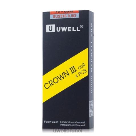 UWELL Online Shop - UWELL CROWN 3 gegelung (4 pek) un2 mesh 0.23ohm 4FHXX94