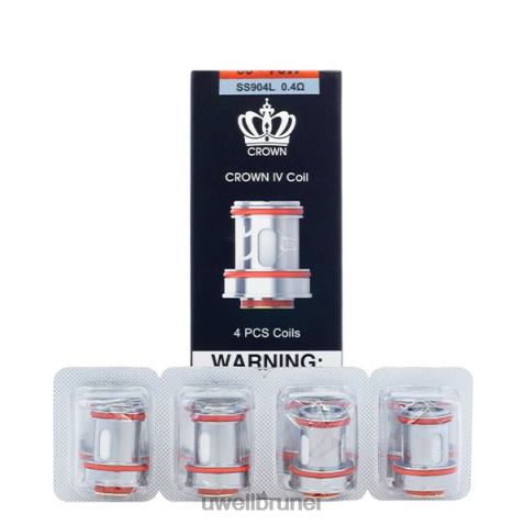 UWELL Online Shop - UWELL CROWN 4 gegelung gantian (4 pek) un2 dwi mesh 0.23ohm 4FHXX184