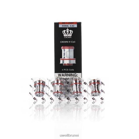 UWELL Online Shop - UWELL CROWN 4 gegelung gantian (4 pek) un2 dwi mesh 0.23ohm 4FHXX184
