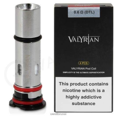 UWELL Online Shop - UWELL VALYRIAN gegelung pengganti pod (4 pek) 0.6ohm dtl 4FHXX34