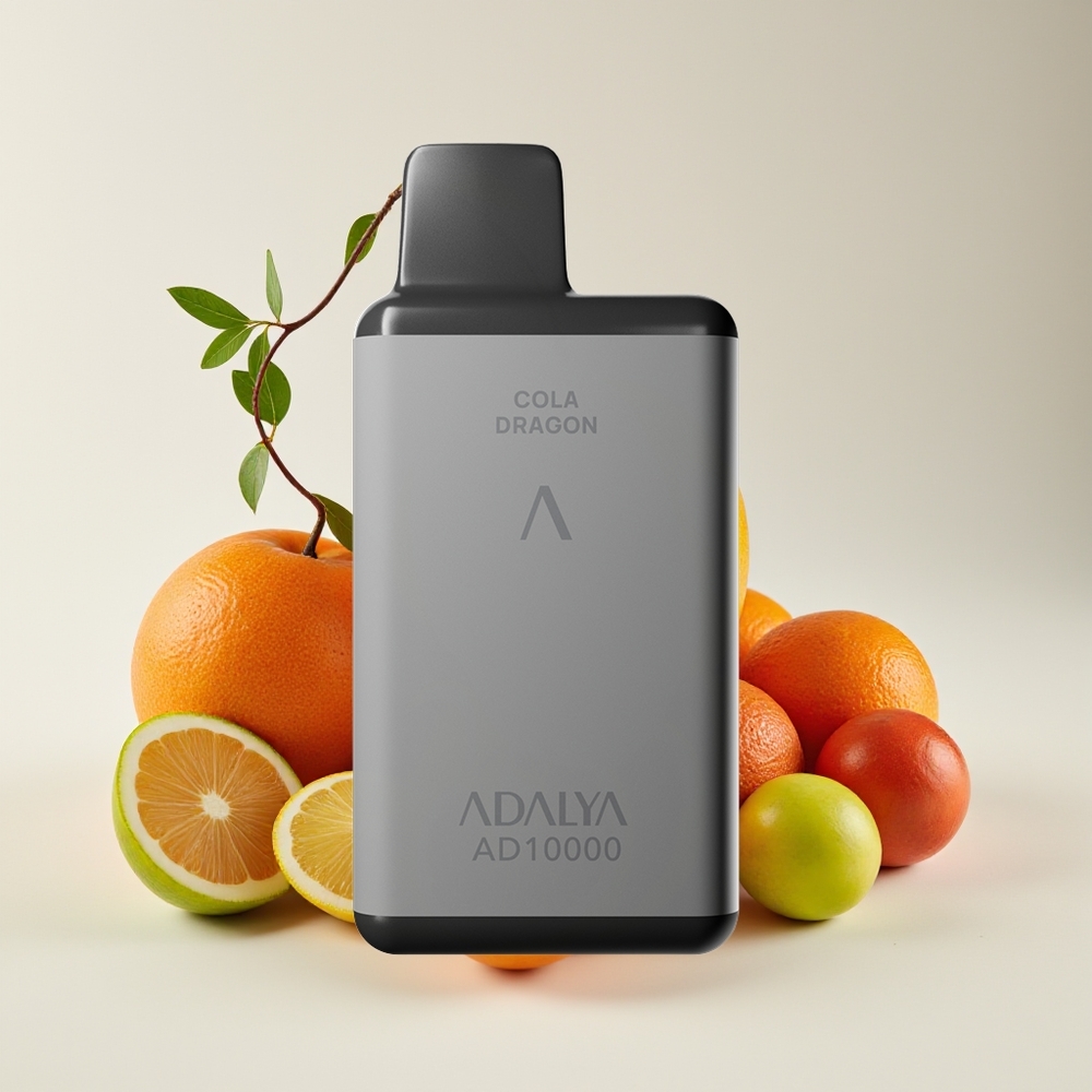 Adalya AD 10000 Puff Kelabu Angkasa USB-C PC Sandblasted