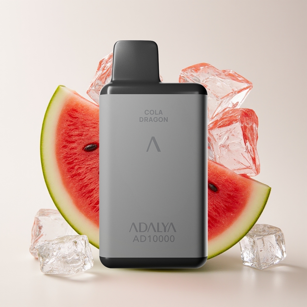 Adalya AD 10000 Puffs Tembikai Ais Kelabu Angkasa USB-C