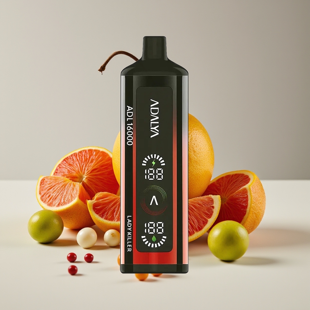 Adalya ADL 16000 PRO Puff Vape Pembunuh Wanita Warna Tiga Gradien