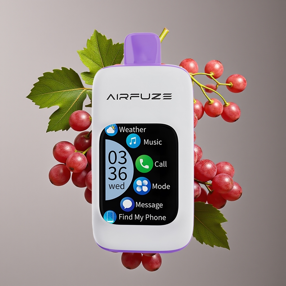 AirFuze Smart 30000 Hisap Pod Jenis-C 5% Nikotin 900mAh Anggur Letupan
