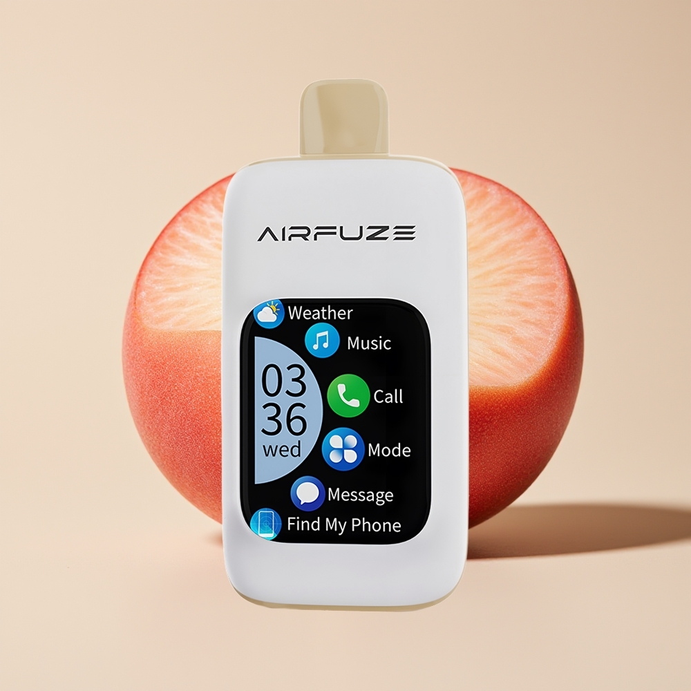 AirFuze Smart 30000 Tarik Nafas Pod Picu Rasa Juicy Peach