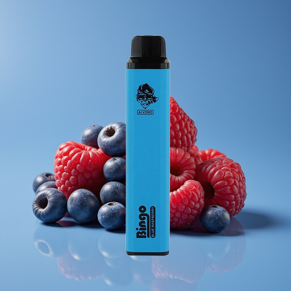Aivono Aim Bingo 4000 Hisap Vape Rasberi Biru 1000mAh 10mL 5%