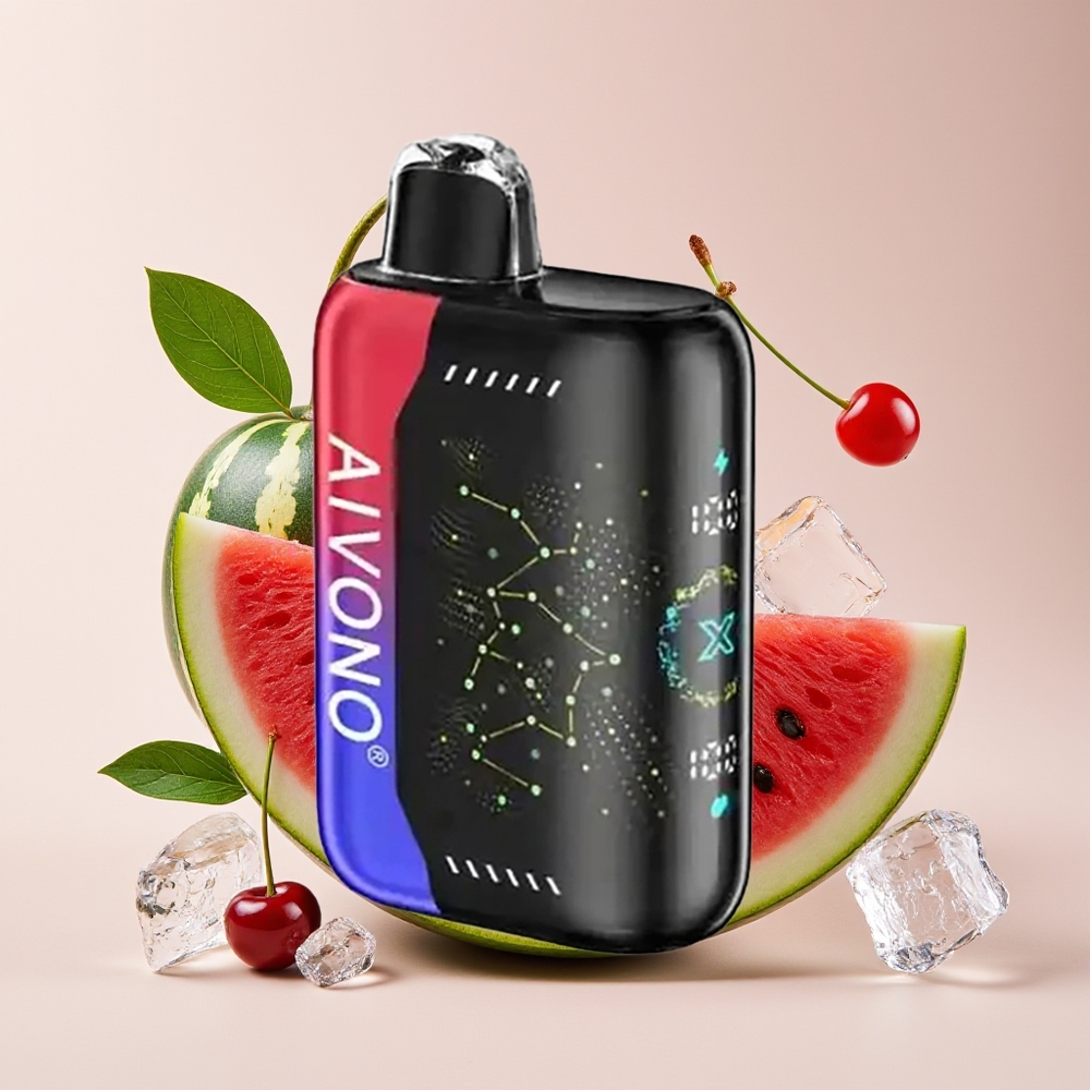 Aivono Aim Boom 25000 Hisap Tembikai Ais Ceri 28ml 650mAh 1.2ohm
