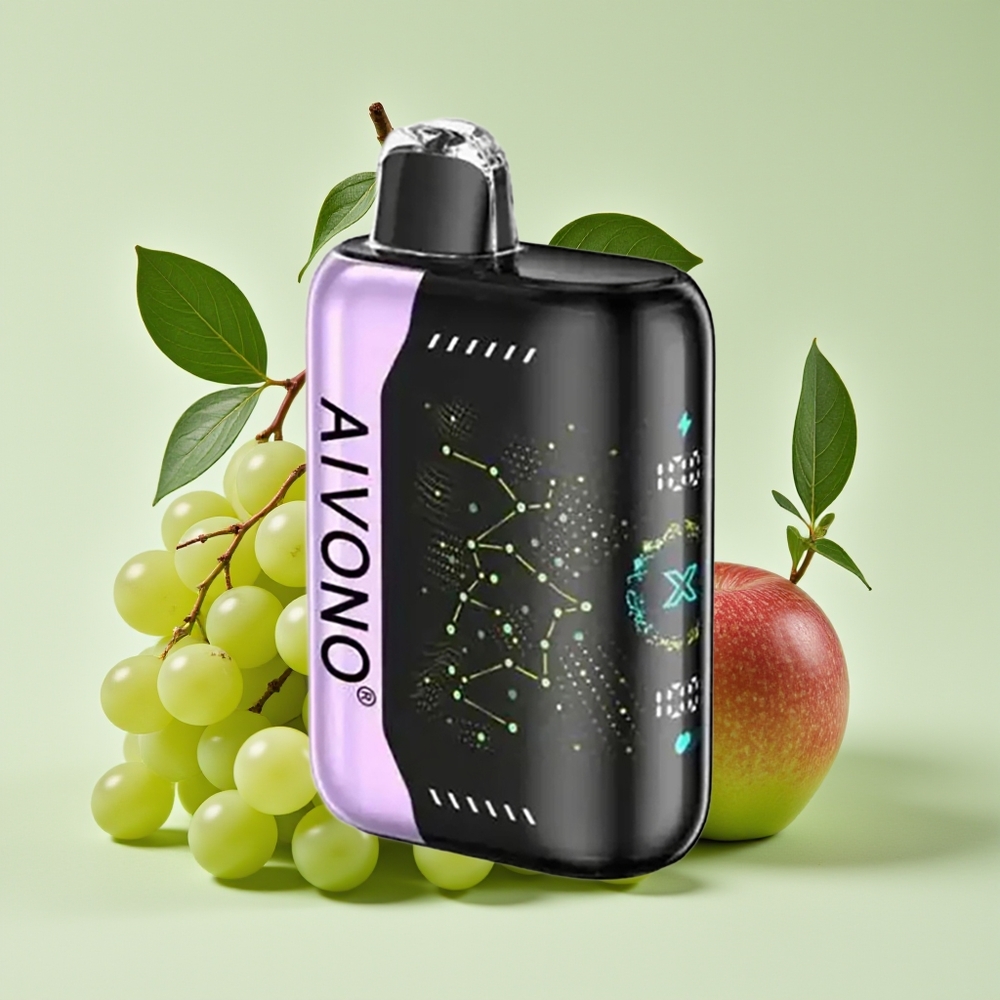 Aivono Aim Boom 25000 Puff Epal Hijau Anggur 28ml 650mAh 1.2ohm Type-C 90g