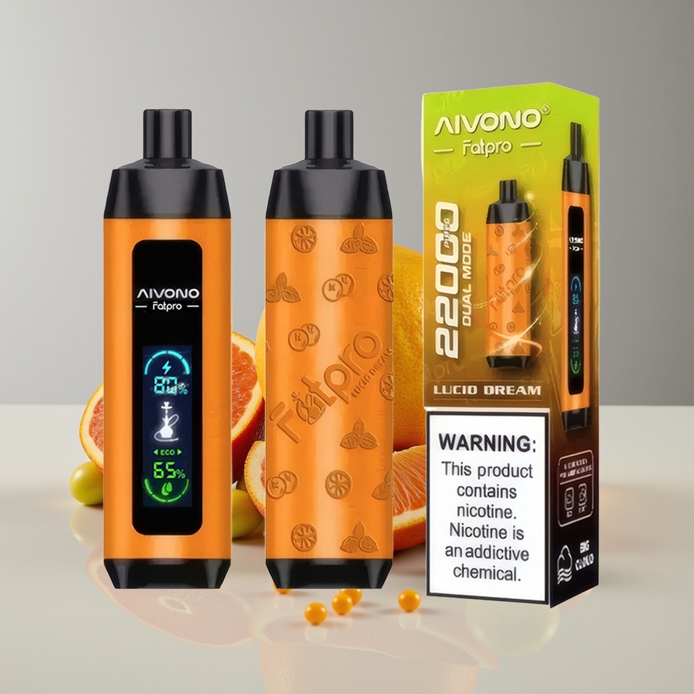 Aivono Aim Fatpro 22000 Puff Mod Rechargeable 28ml Eko/Laju Dual Mod Perisa Mimpi Jelas