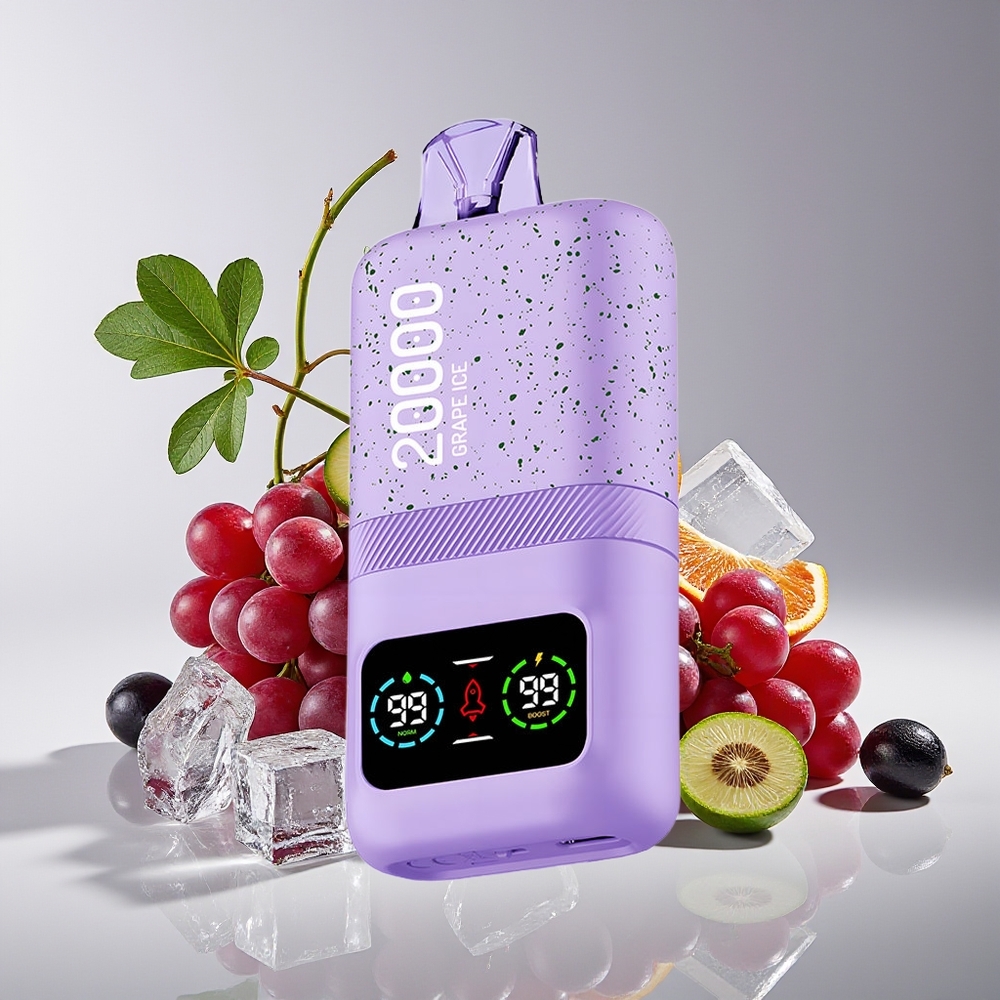 Aivono Aim Magic 20000 Hisap Anggur Ais Boleh Dicas Semula Dual Mesh Coil LCD