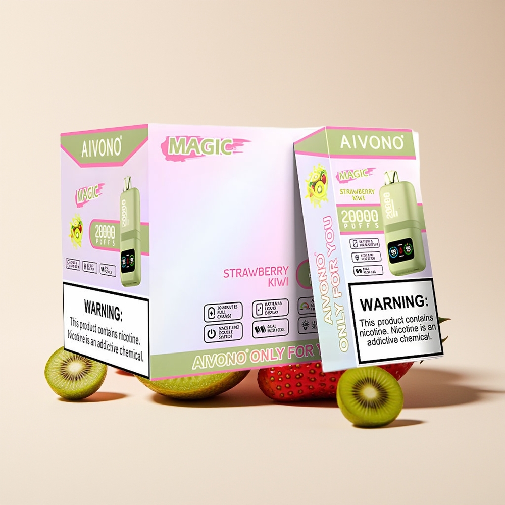 Aivono Aim Magic 20000 Hisap Dual Mesh Strawberry Kiwi