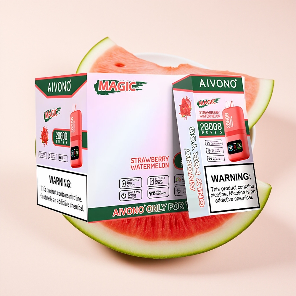 Aivono Aim Magic 20000 Hisap Dual Mesh Strawberry Tembikai