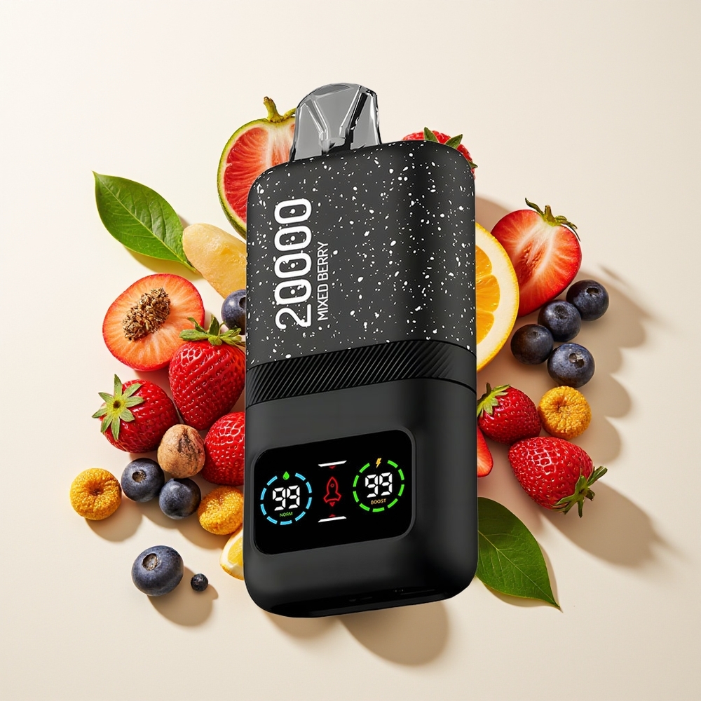 Aivono Aim Magic 20000 Hisap Vape Beri Campuran Rechargeable Dual Mesh LCD