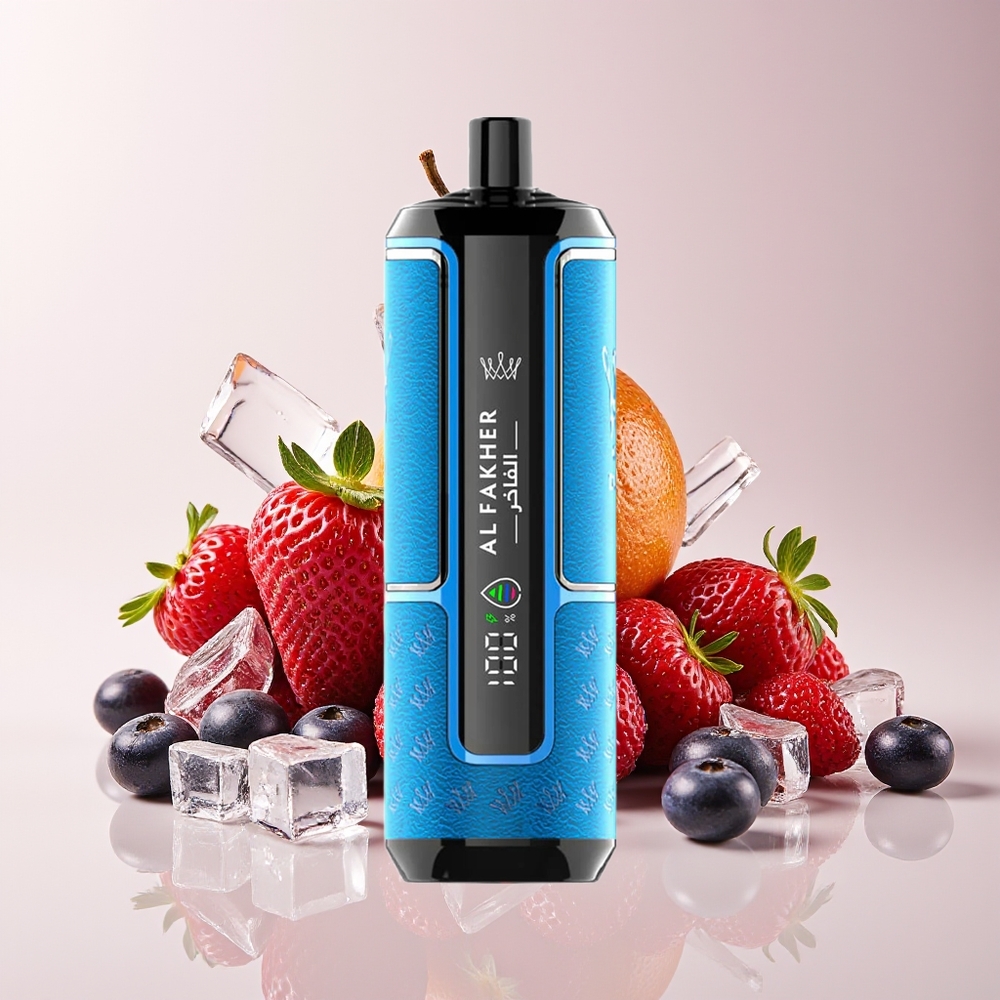 Al Fakher Crown Bar 15K Hypermax Vape Guna-Lepas Kit Beri Ais