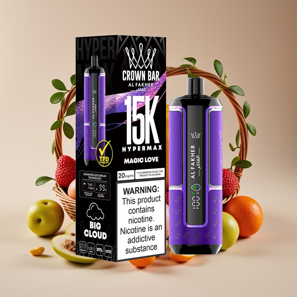 Al Fakher Crown Bar 15K Hypermax Vape Kit Cinta Ajaib