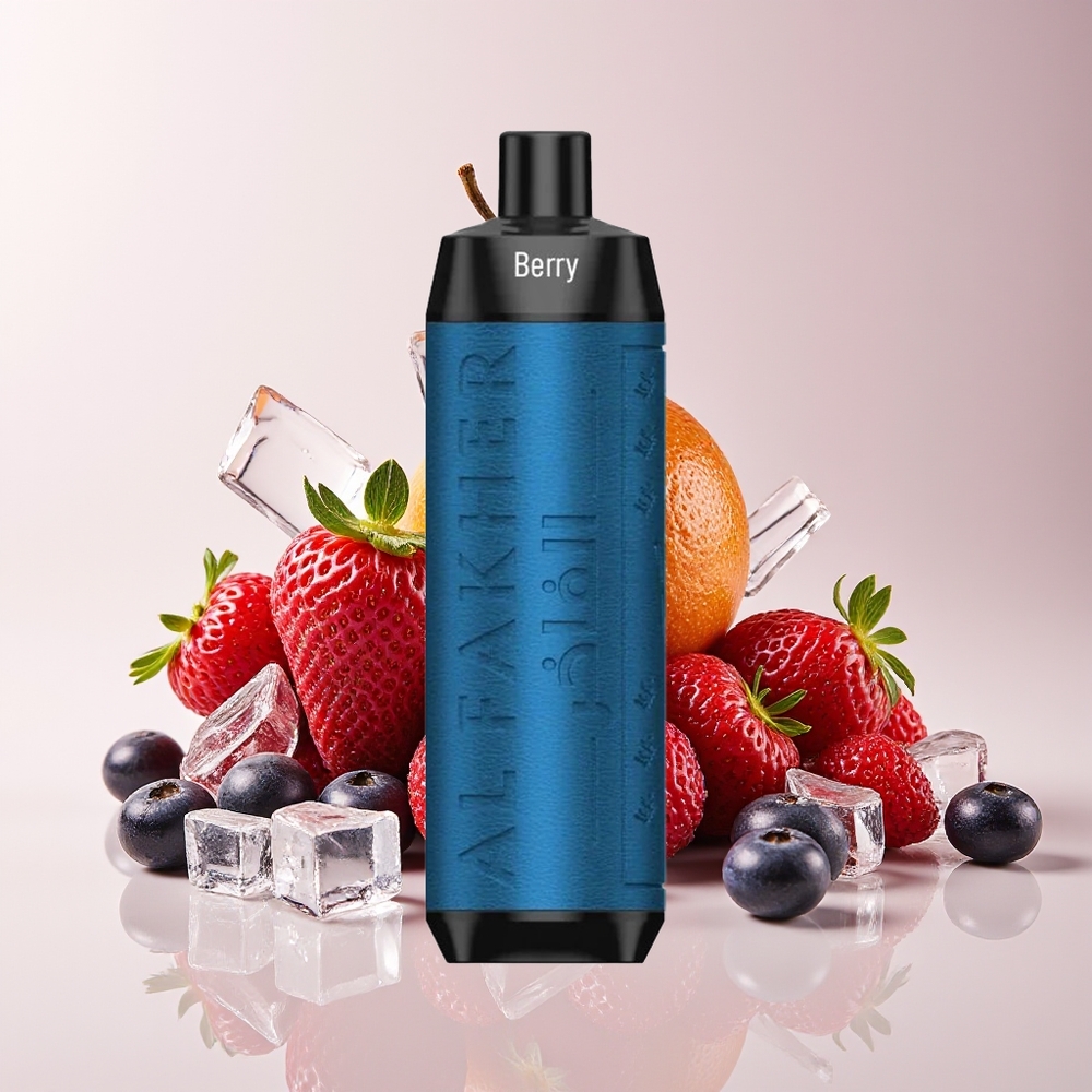 Al Fakher Crown Bar 8000 Hisap Kristal Vape Buah Beri Ais