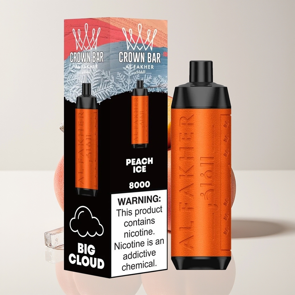 Al Fakher Crown Bar 8000 Mulut Ais Pic Disposable Vape