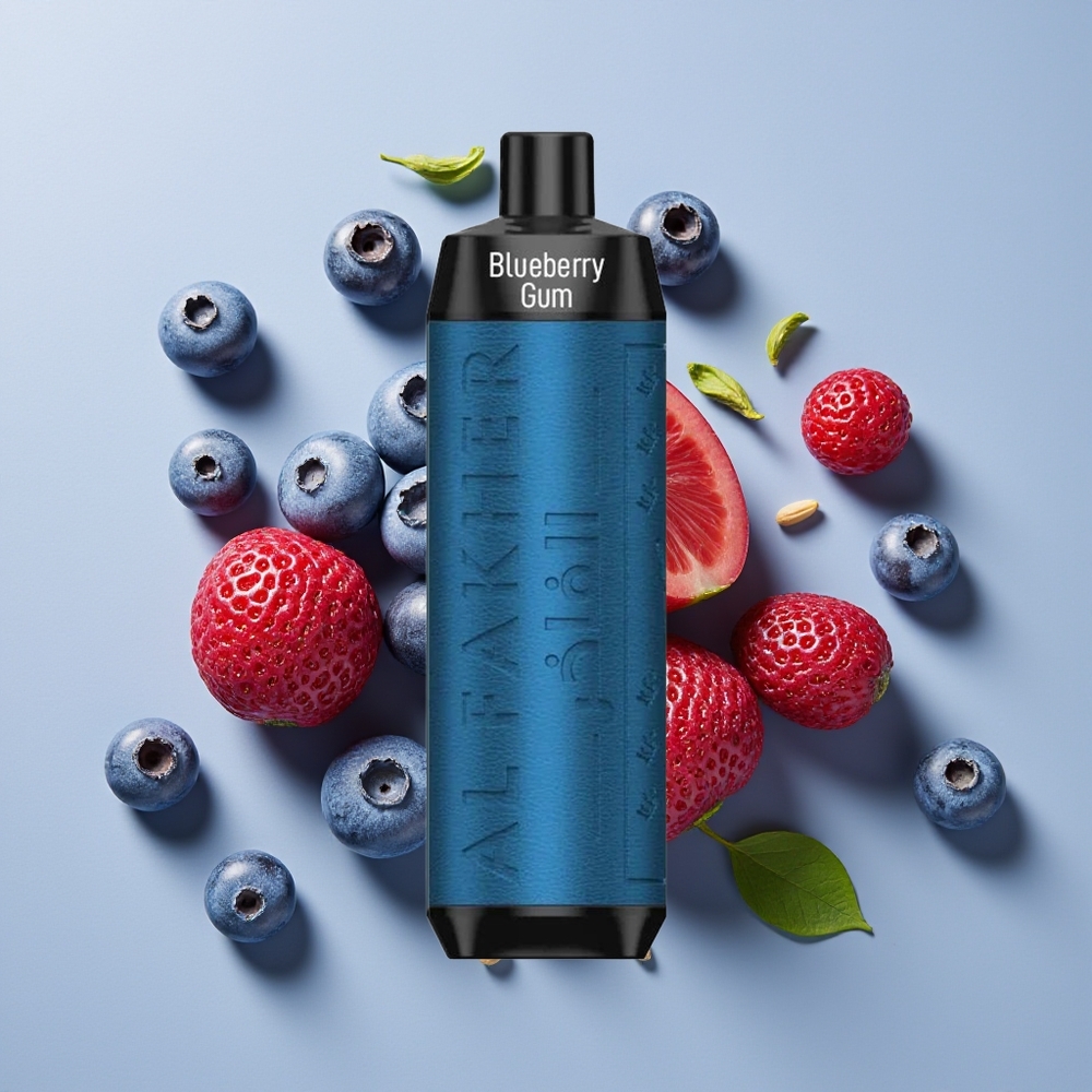Al Fakher Crown Bar 8000 Mulut Vape Kristal Guna Buang Gula-Gula Biru