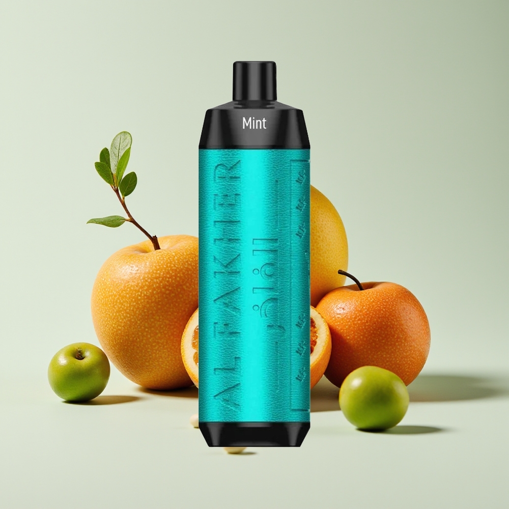 Al Fakher Crown Bar 8000 Puff Vape Pudina 600mah USB-C 18ml 5mg 0.6ohm
