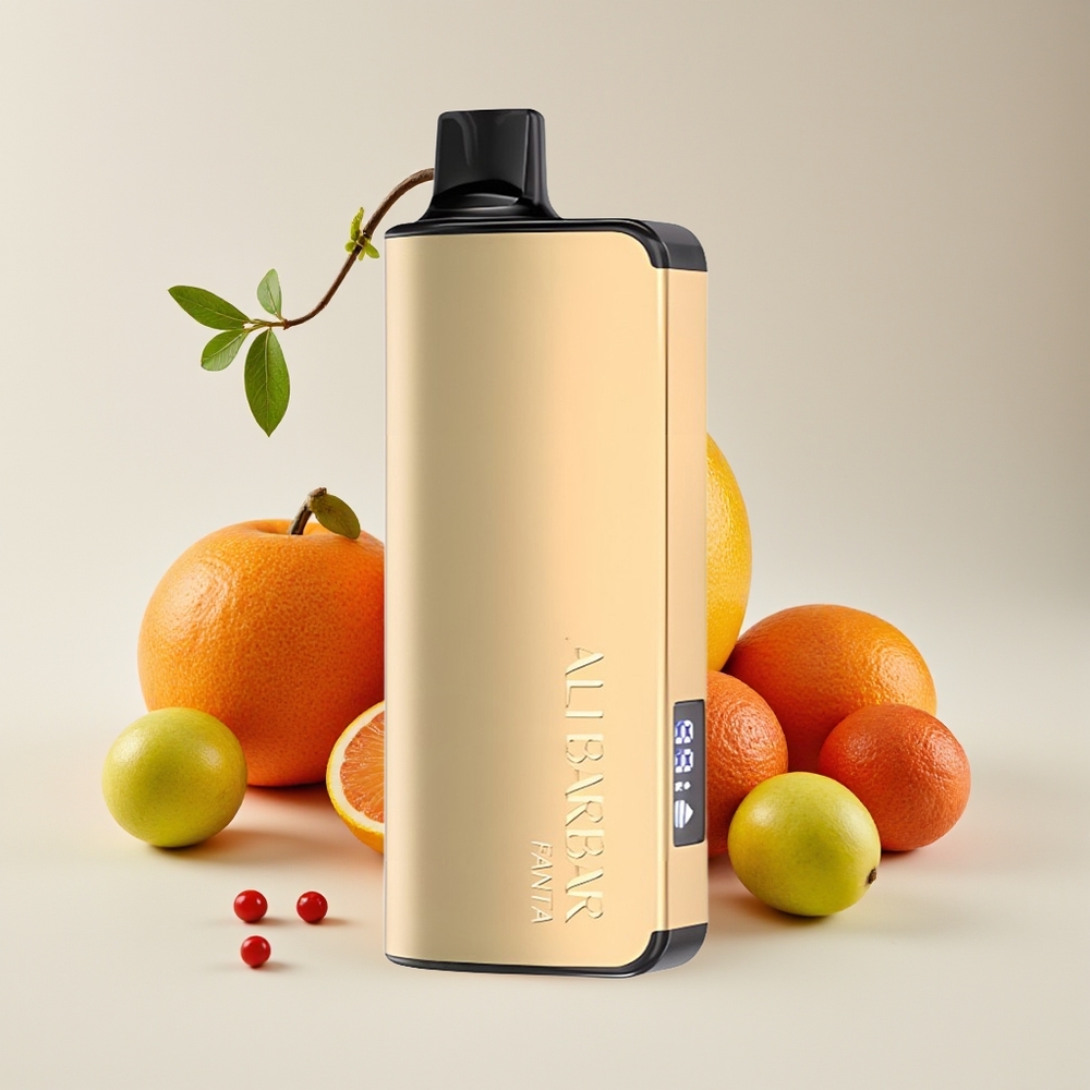 Alibarbar Ingot 9000 Puff Vape Fanta LED Paparan 2350mAh 22ml