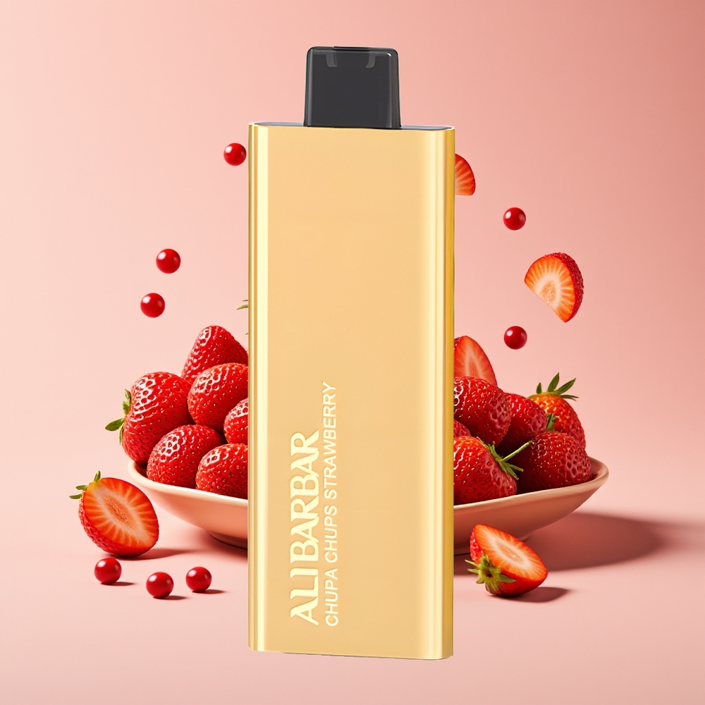 Alibarbar Pandora 7000 Hisap Vape Guna Buang Chupa Chups Strawberry