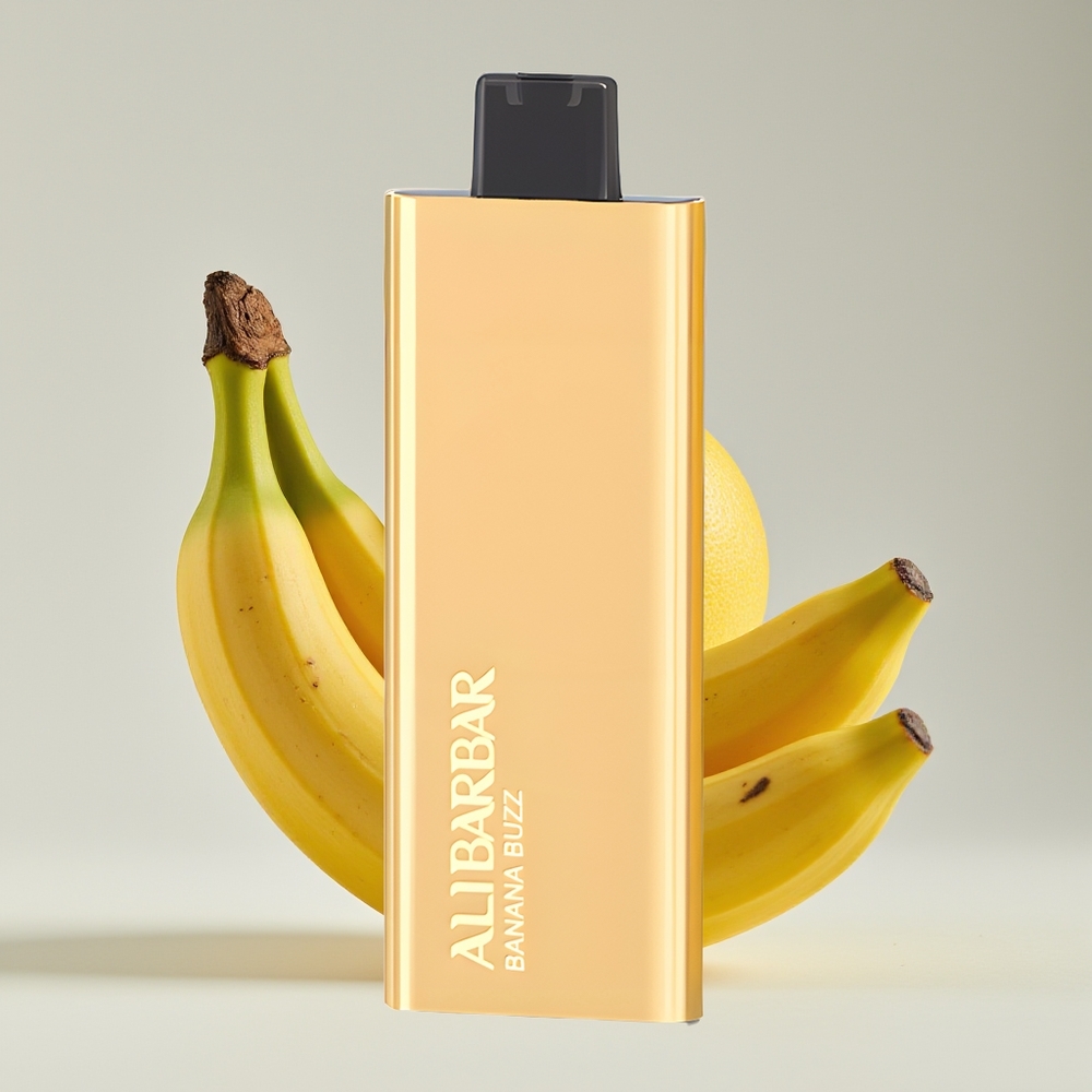 Alibarbar Pandora 7000 Puff Vape Disposable Pisang Buzz 17ml 1.0 Ohm