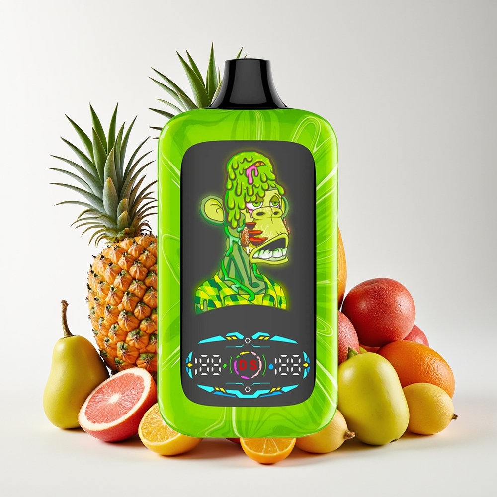 Fumot Digital Monkey 20000/40000 Puff Dual/Single Engine Dual Mesh 850MAH Type-C Nikotin 0%/2%/3%/5% Pelangi Tropika Blast