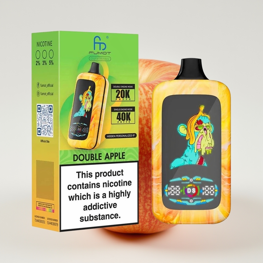 Fumot Digital Monkey 20000/40000 Puff Mod Dual/Single Epal Dwi