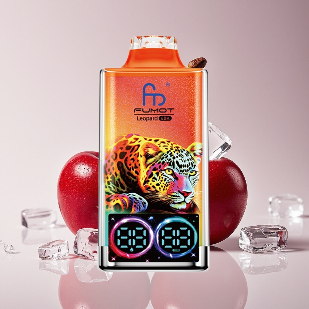 Fumot Leopard 40K 0% Nikotin Bateri 700mAh Dual Mesh Ais Ceri
