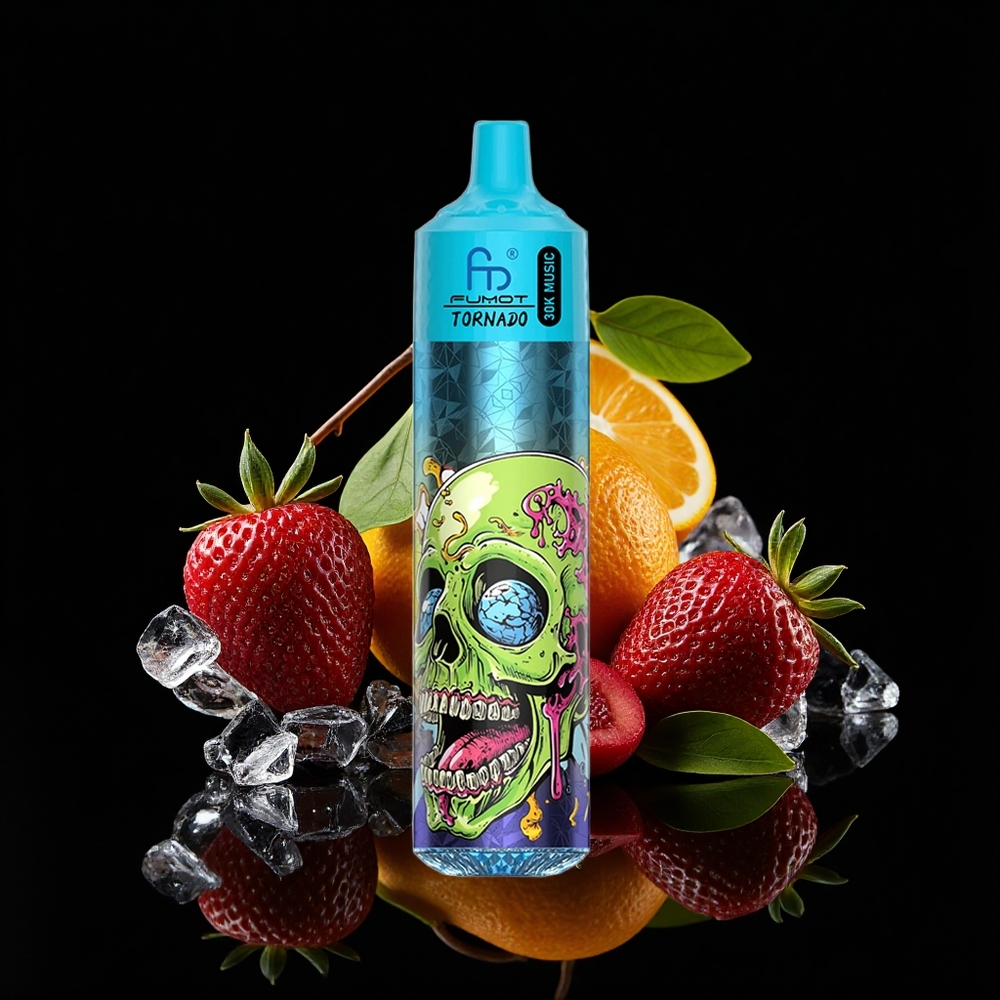 Fumot Randm Tornado 30000 Hisap 30mL 5% Hitam Ais