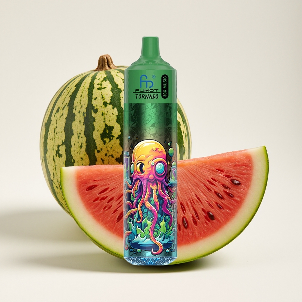 Fumot Randm Tornado 30000 Puff 30mL 2%/5% Nikotin 600mAh Semula Tembikai Melon
