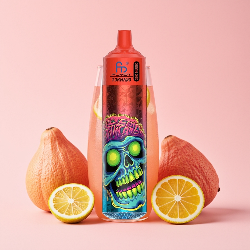 Fumot Randm Tornado 30000 Puff 30mL 5% LED Limau Nipis Merah Jambu