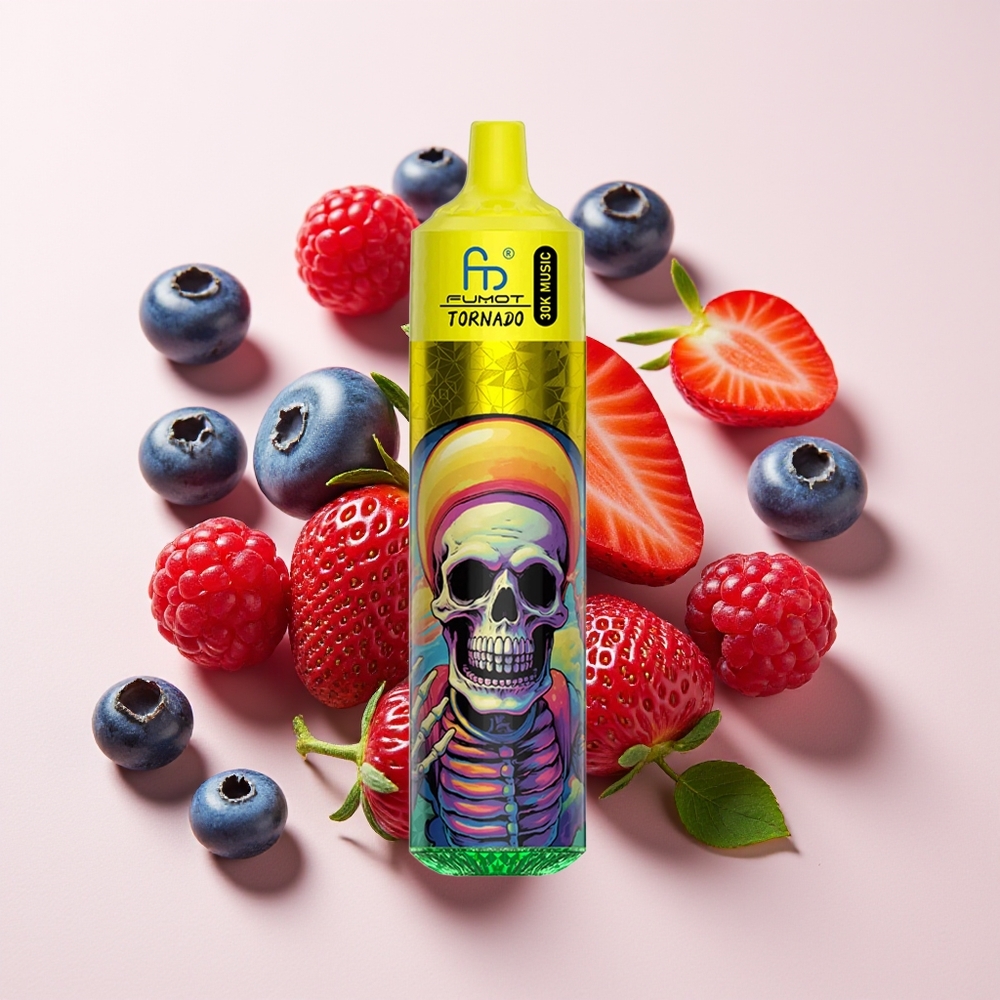 Fumot Randm Tornado 30000 Puff 30mL 5% Strawberi Bluberi Raspberi