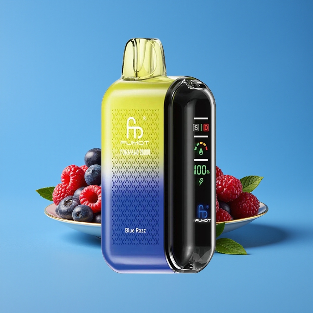 Fumot Tornado 20000 Hisap Dual Mesh Blue Razz