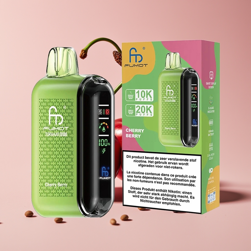 Fumot Tornado 20000 Hisap Dual Mesh Ceri Beri