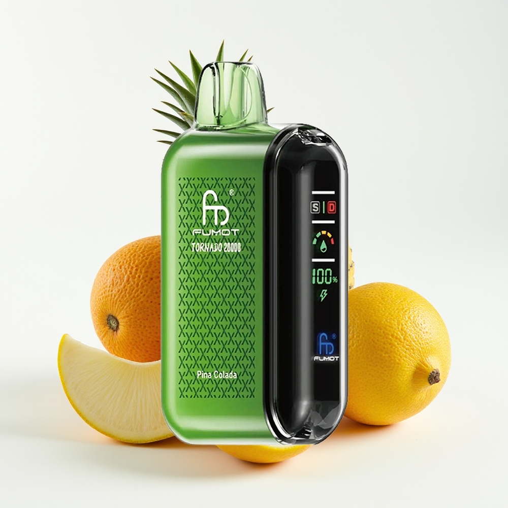 Fumot Tornado 20000 Hisap Dual Mesh Coil 20ml E-liquid 850mAh Pina Colada