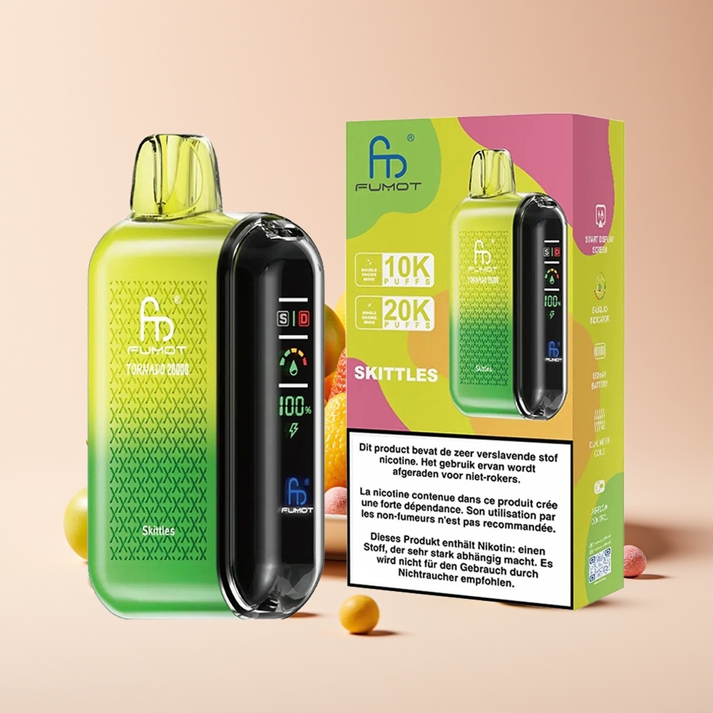 Fumot Tornado 20000 Hisap Dual Mesh Skittles