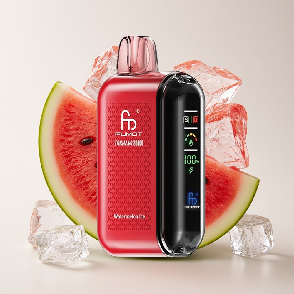 Fumot Tornado 20000 Hisap Tembikai Ais Dual Mesh Coil Smart Display