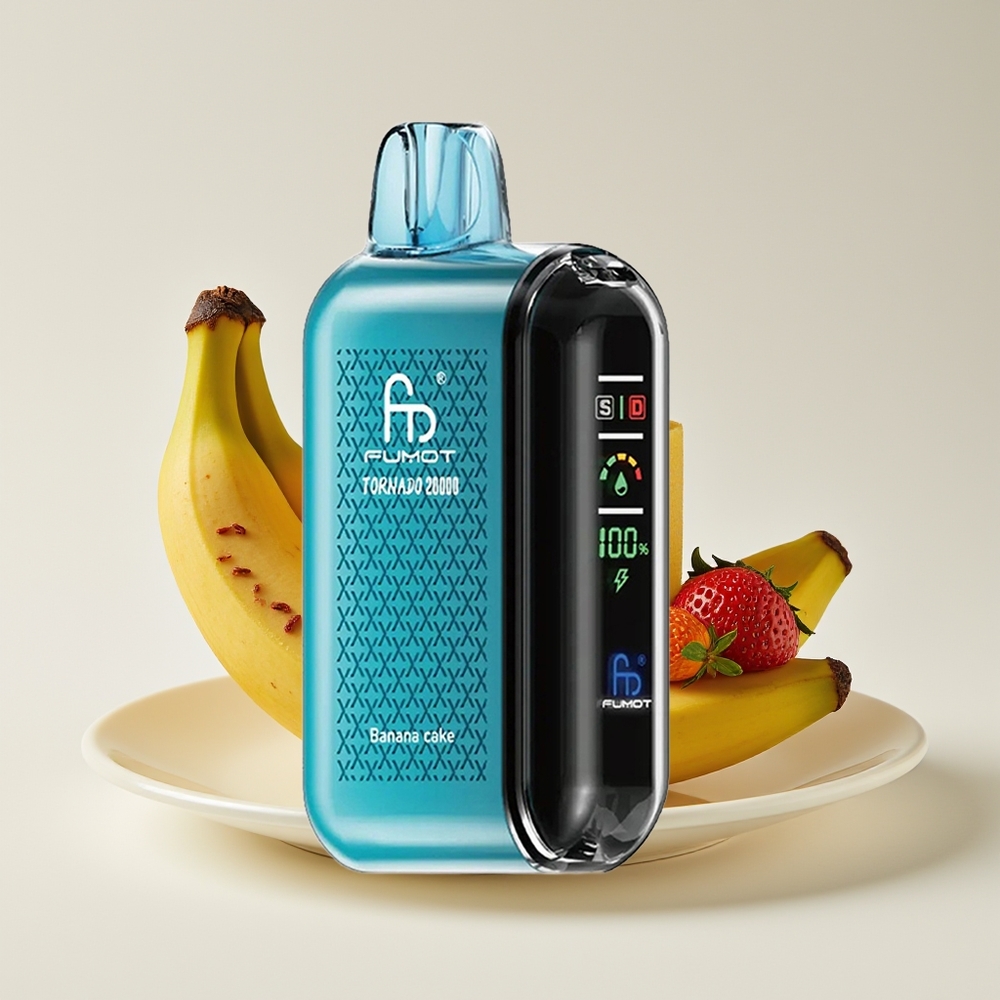 Fumot Tornado 20000 Puff Dual Mesh Kek Pisang