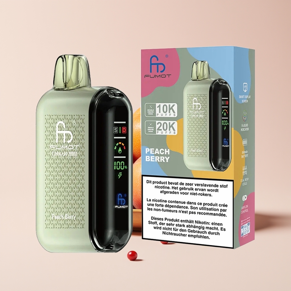 Fumot Tornado 20000 Puff Dual Mesh Picu Beri