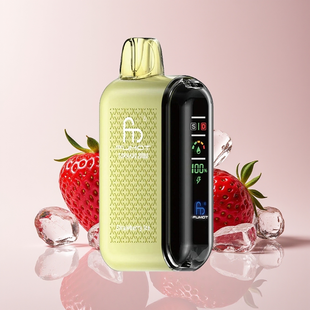 Fumot Tornado 20000 Puff Dual Mesh Strawberry Ais