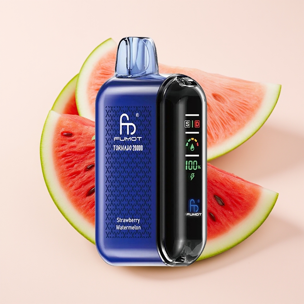 Fumot Tornado 20000 Puff Dual Mesh Strawberry Tembikai