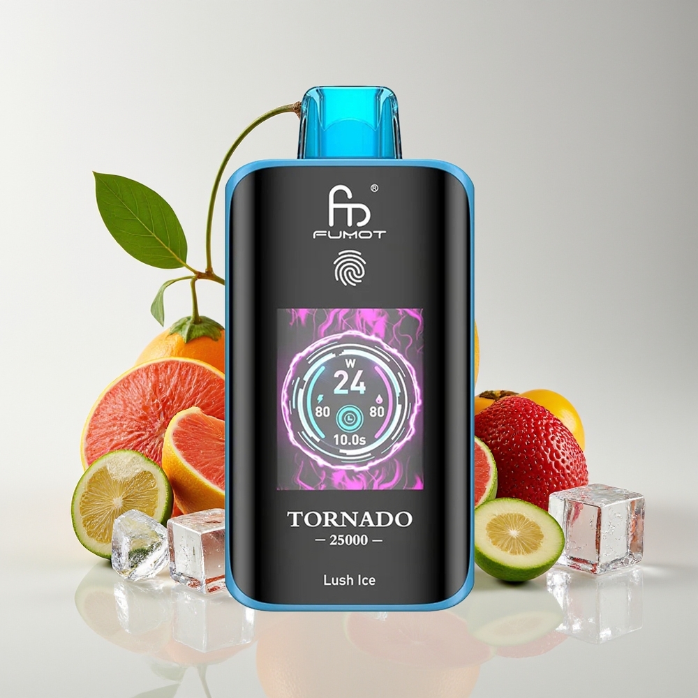 Fumot Tornado 25000 Hisap Skrin HD Bateri 700mAh Ais Lembut
