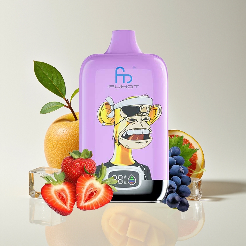 Fumot Tornado Digital Box 12000 Puff 20ml Mangga Ais MTL Mesh Coil Type-C